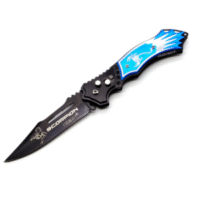 Canivete Automático Osato Scorpion Blue&Black