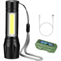 Mini lanterna com LED e Zoom