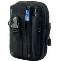 Bolsa Tática Molle EDC Compacta em Nylon 600D