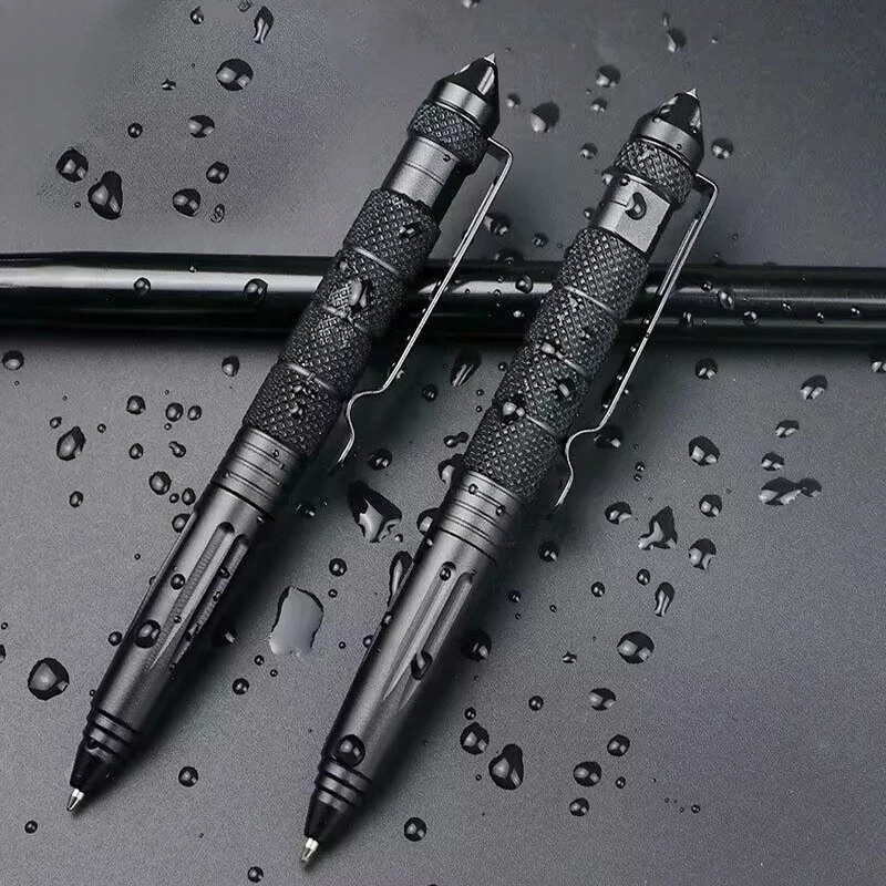 Caneta Tática Metálica Quebra Vidro - Imagem 4