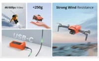 Drone FIMI Mini 3 – Cor Laranja - Imagem 5
