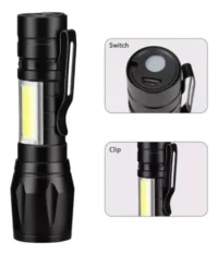 Mini lanterna com LED e Zoom - Imagem 4