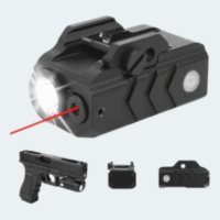 Lanterna com laser para pistolas