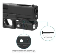 Lanterna com laser para pistolas - Imagem 3