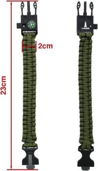 Pulseira Tática de Sobrevivência Lorben - Imagem 6