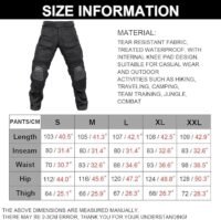 Calça Tática SINAIRSOFT G3 com Joelheiras - Imagem 7