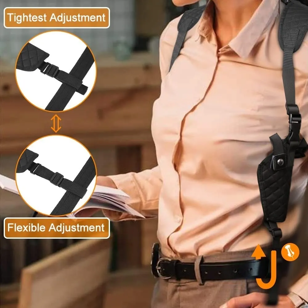 COLDRE DE OMBRO TÁTICO AJUSTÁVEL | NYLON 1000D — COMPATÍVEL COM PISTOLAS FULL/MEDIUM-FRAME - Imagem 3