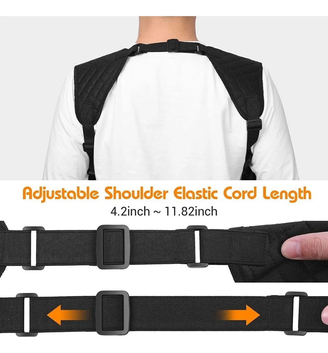 COLDRE DE OMBRO TÁTICO AJUSTÁVEL | NYLON 1000D — COMPATÍVEL COM PISTOLAS FULL/MEDIUM-FRAME - Imagem 4