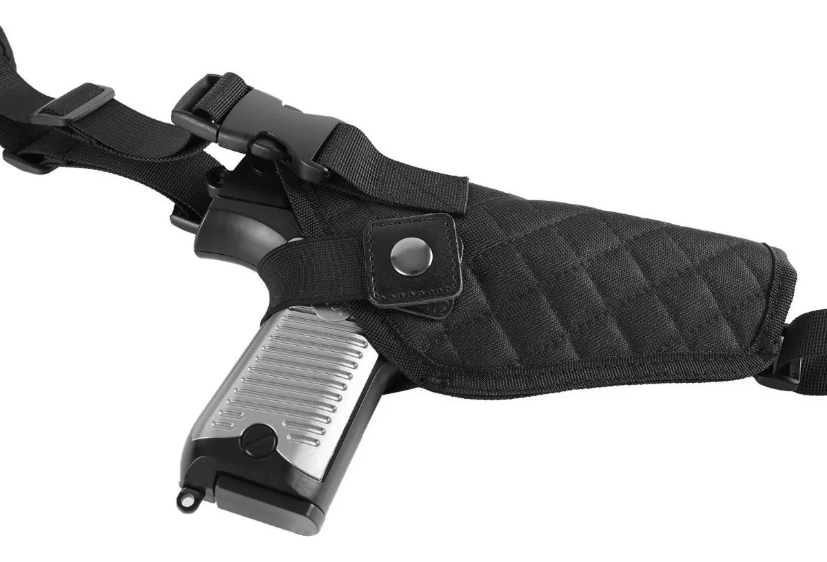 COLDRE DE OMBRO TÁTICO AJUSTÁVEL | NYLON 1000D — COMPATÍVEL COM PISTOLAS FULL/MEDIUM-FRAME - Imagem 6