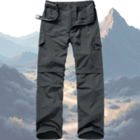 Calça Masculina Conversível para Caminhada ao Ar Livre – Impermeável