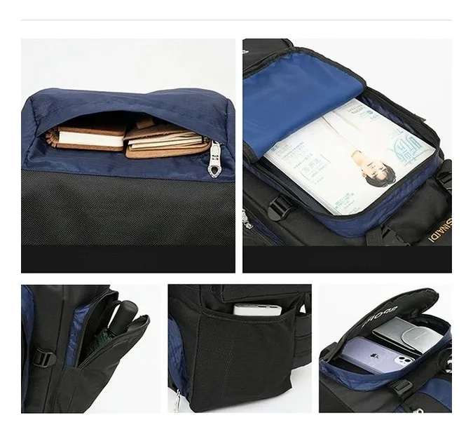 Mochila Cargueira Tática Impermeável Unistar 80L - Imagem 3