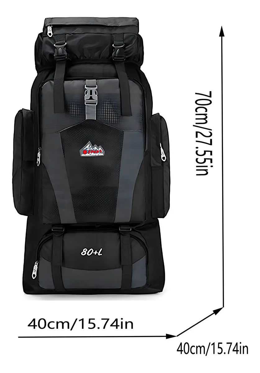 Mochila Cargueira Tática Impermeável Unistar 80L - Imagem 5
